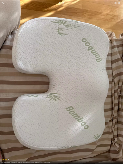 Bamboo Memory Foam Support Cushion Set